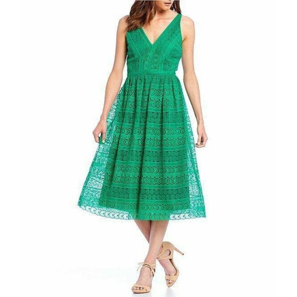 Antonio Melani Dresses & Skirts - Antonio Melani Ruth Mosiac Promenade Lace Dress 8